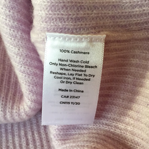 Talbots Haven Well Within Cashmere Ribbed Wrap - Picture 9 of 9